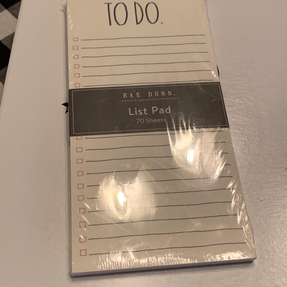 Rae Dunn single packet note pad